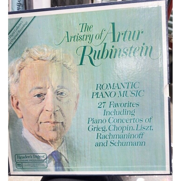 Readers Digest Boxed 6 LP Set Arthur Rubinstein Classical Piano Music Vintage - Picture 2 of 2